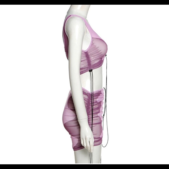 LOLA mesh color block 2pc - Picture 3 of 4